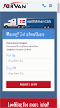 Mobile Screenshot of airvannorthamerican.com